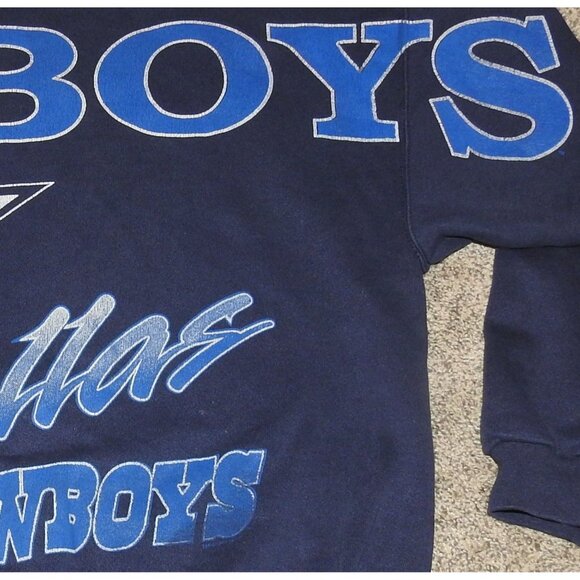 Vintage 1994 Dallas Cowboys Large Spellout Crew Neck Sweatshirt Adult XL - Picture 3 of 5